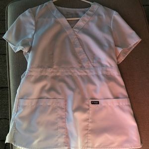 White scrub top bundle
